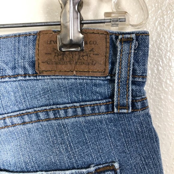 LEVI'S Denim Jean Shorts 529 Cutoff Shorts Size 12 - Picture 5 of 9